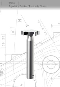 TM carbide t-slot mill